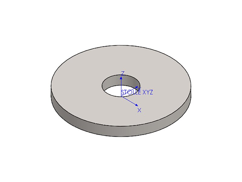 Load distributor plate ø110x10 for leveling element AE55