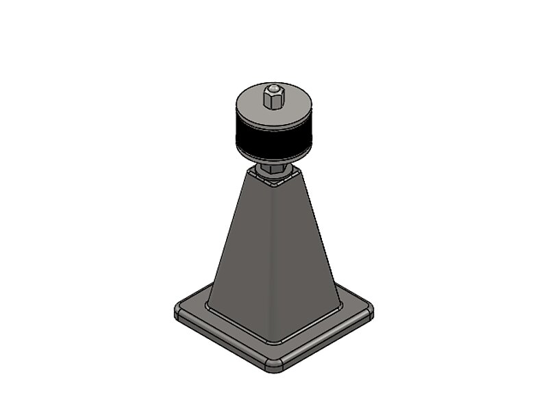 Stützbock Nr. 3 mit Kugel - VSDV3