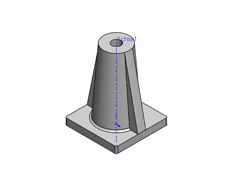 Ankerbock mit Bohrung ø28 für AE55-VS10