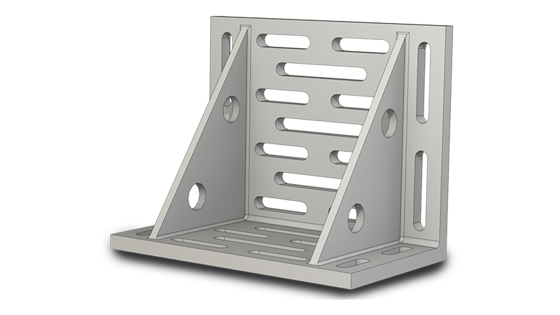 Angle plates for individual clamping options