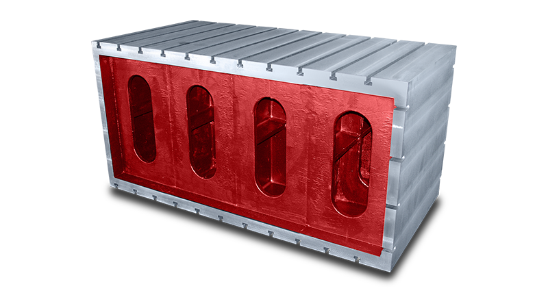 Clamping blocks with four sides and clamping slots