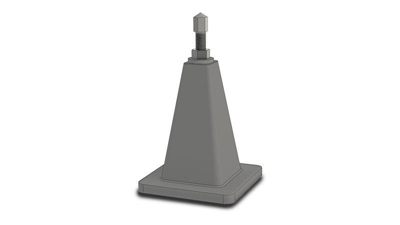 Adjustable support blocks type VSK